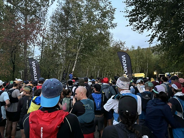 Départ Beluga trail 2025 à Tadoussac
